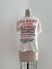 ⭕️ 90s Vintage Gilbert & George x Agnès b. T-shirt : art paint Cindy Sherman 80s — photo 1