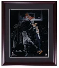 Victor Wembanyama Signed 16x20 Photo Framed Block Spurs ROY Auto Fanatics COA