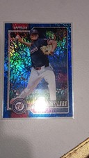 2026 Topps Series 1 Andry Lara Blue Foil Rookie #36/150 Washington Nationals