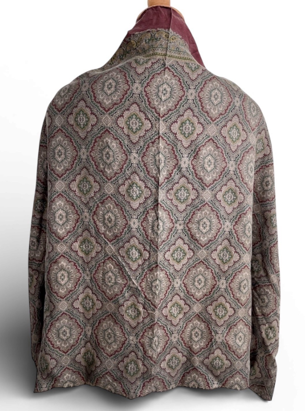 Bally Authentic Large Rectangle Silk Shawl Persia… - image 9