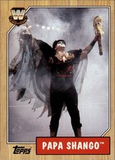 2007 Topps Heritage III WWE #78 Papa Shango L - WWE
