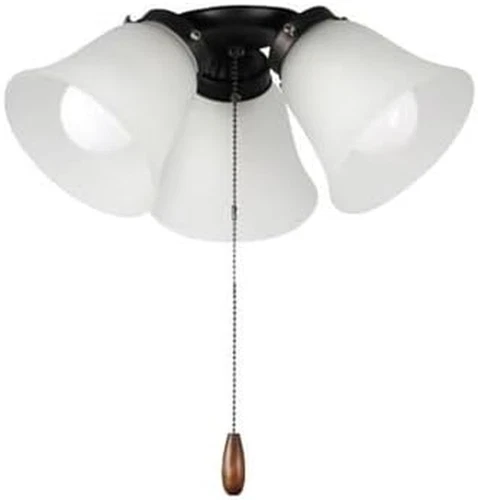 27W LED Ceiling Fan Light Kit - Oil Rubbed Bronze Finish, 6.5" Tall, 13.5" Wide - Picture 3 of 3