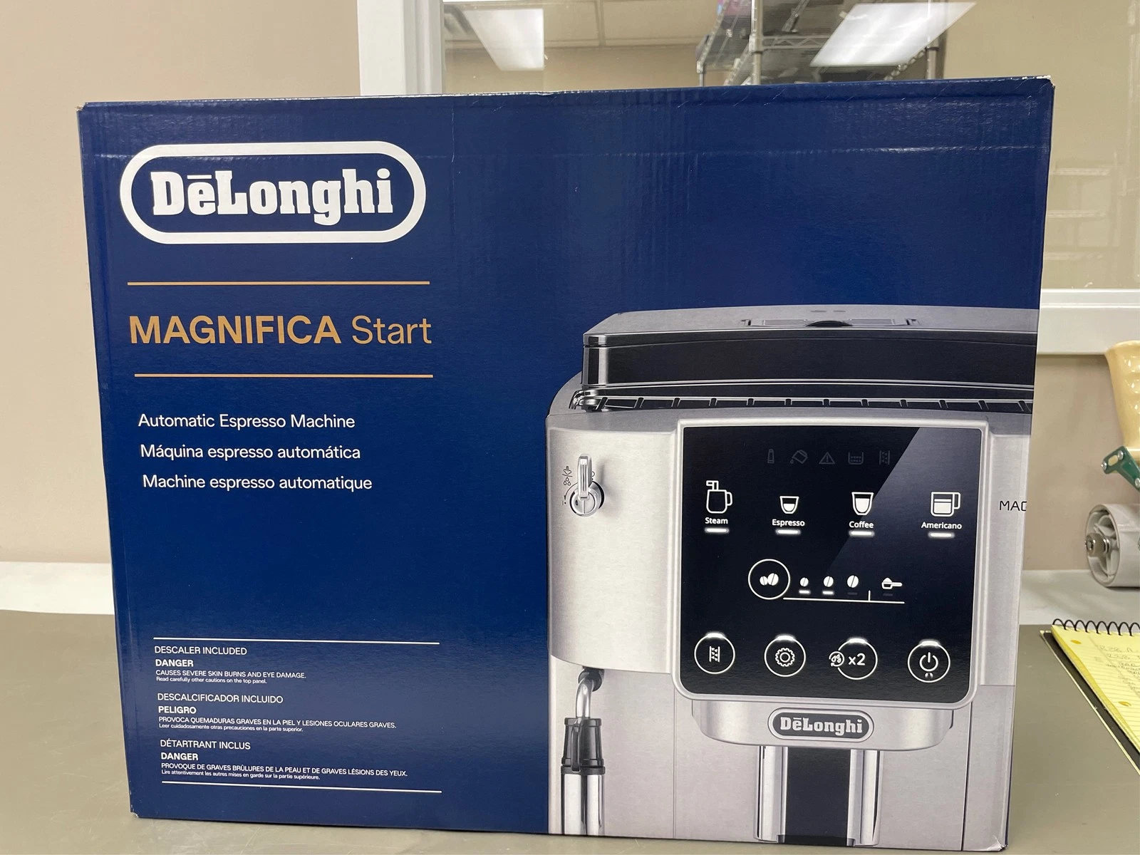 De'Longhi Magnifica Start Automatic Espresso & Coffee Machine with Manual Milk