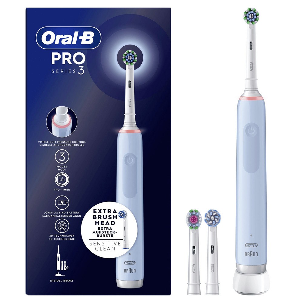 Oral-B Type 3757 8006540760031 Elektrische Zahnbrste RotierendOszilierend Blau 11090₽
