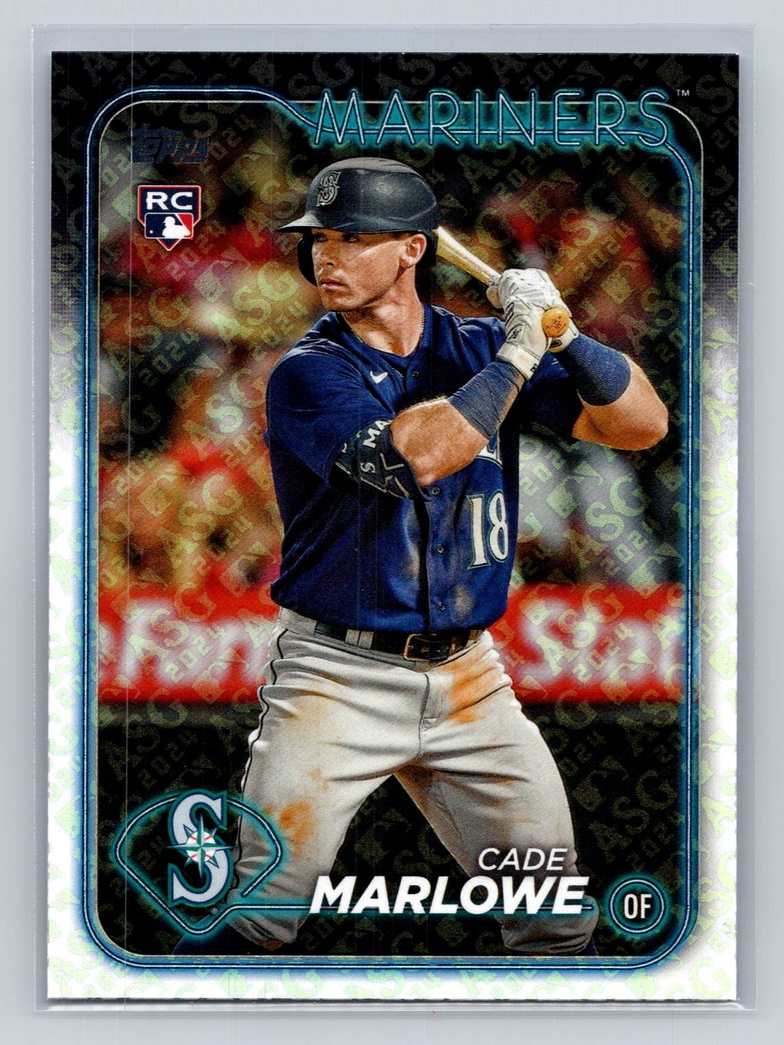 2024 Topps All-Star Game Baseball #286 Cade Marlowe RC ASG Foil Mariners