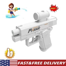 Prank Two Way WaterGun | Prank SquirtGun Can Spray -from Front and Back | WHITE