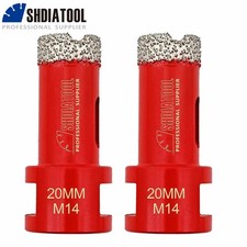 2 x 20mm Diamond Drilling Bits Core Drill Bit Hole Saw for Ceramic Tile Marble