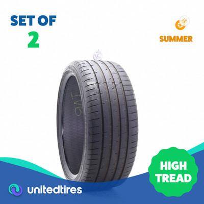 Set of (2) Used 245/35ZR20 Goodyear Eagle F1 Asymmetric 3 NA0 95Y - 8/32
