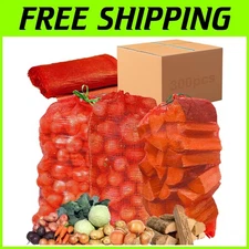 Durable Drawstring Produce Bags - 31'' x 20'', 300 Count