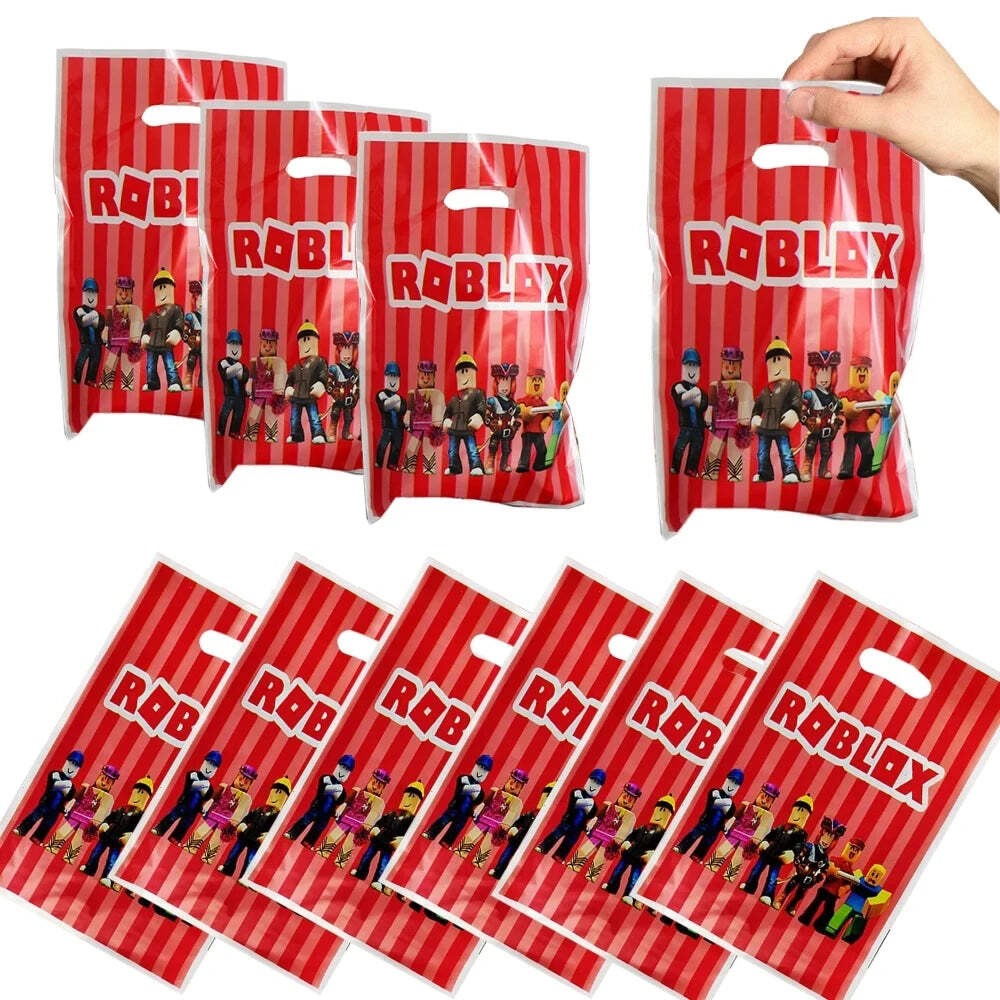 New Roblox Birthday Party Decor Roblox Game Set Tableware Tablecloth Plate Cup C