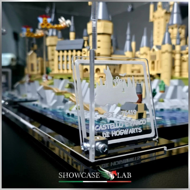 TECA IN PLEXIGLASS ACRILICO-SHOWCASE-TECA PER SET LEGO® 11380 - BICI DA CORSA foto 3