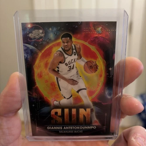 2025 Topps Cosmic Chrome Giannis Antetokounmpo Sun (RAW)