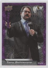 2022 AEW All Elite Wrestling Crew Purple Pyro 122/199 Tony Schiavone #92 10hd