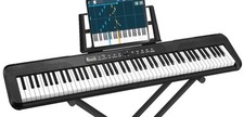 Glarry Folding 88-Key Semi-Weighted Digital Piano Electronic Keyboard  New 