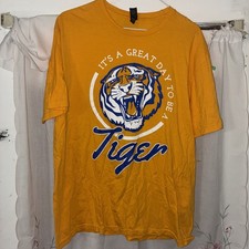 LSU “It’s A Great Day To Be A Tiger” Large Yellow T Shirt