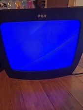 Vintage RCA E13309 13" CRT Fernseher Retro Gaming TV Portable Powers On