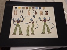 Original Art Turnaround Marvel X-Men Evolutio...