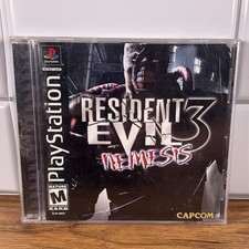 Resident Evil 3 Nemesis (PlayStation 1 PS1, 1999) Complete CIB With Manual WORKS