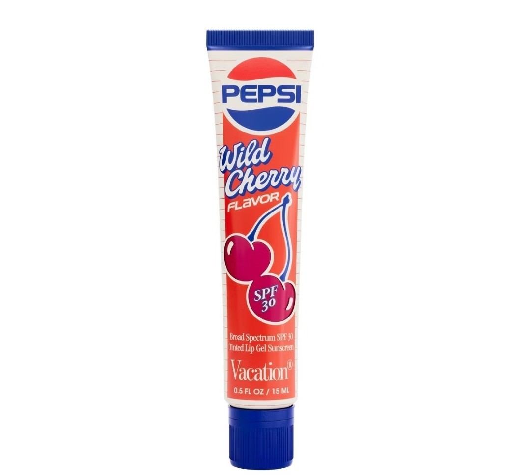 Vacation x PEPSI Tinted Lip Gel Sunscreen - Wild Cherry Peps