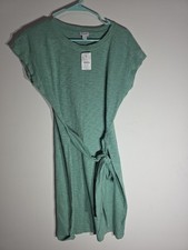 J Crew T Shirt Dress Sixe Small Green NWT