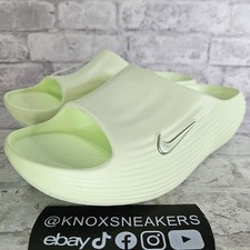 Nike ReactX Rejuven8 Slide Barely Volt Lemon Twist HV4479-700 Men's Size 9