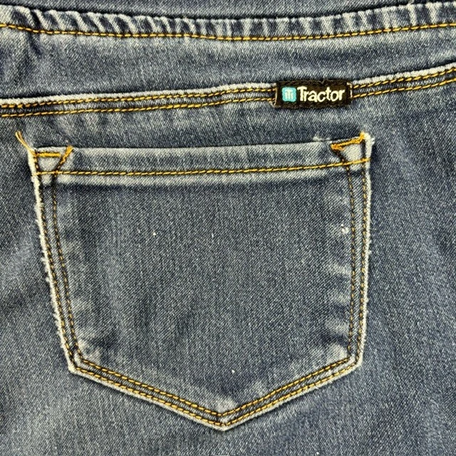 Pantalones de mezclilla elásticos azules 16 (26x29,5) Tractor Jeans para mujer Foto 3 de 4