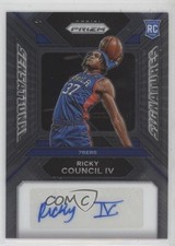 2023-24 Panini Prizm Sensational Signatures Ricky Council IV #SS-FR Auto 03rx