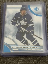 2023-24 SP Blue #4 Auston Matthews Toronto Maple Leafs