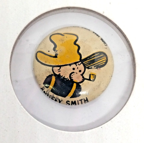 Vintage 1944 Kellogg's Cereal Pep "Snuffy Smith" Pinback Button Comic Strip