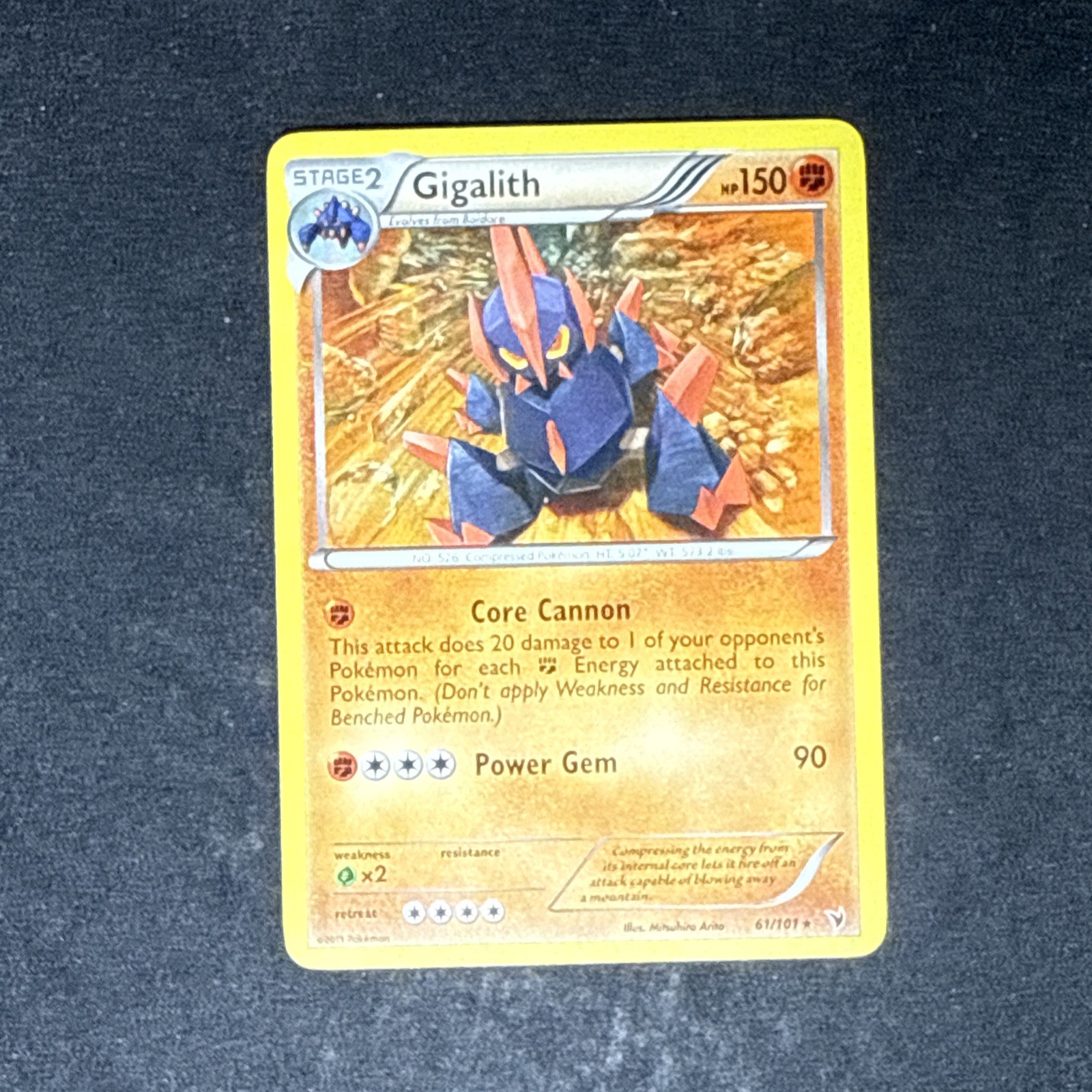 LP Gigalith 61/101 Noble Victories Regular