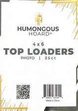 25 Humongous Hoard Photo Top Loaders 4x6 in. Display Storage Clear Holders NEW
