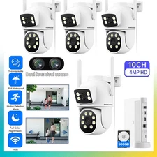 2K Security Camera Outdoor Wireless 2.4G & 5G WiFi Dual Lens CCTV Camera System
