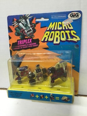 Galoob Micro Machines Z-Bots ZBots TRIPLEX 3er SET ROBOTER #3 MOC, 1993