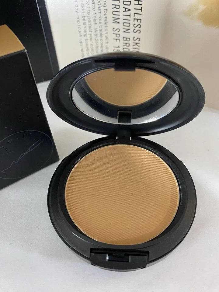 MAC Studio Fix Powder Plus Foundation, Full Size, 15g, Original Formula, C6, New - Image 3 of 4