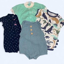   Baby Outfit Bundle   3M   Adorable Mixed Rompers 4 Pieces     