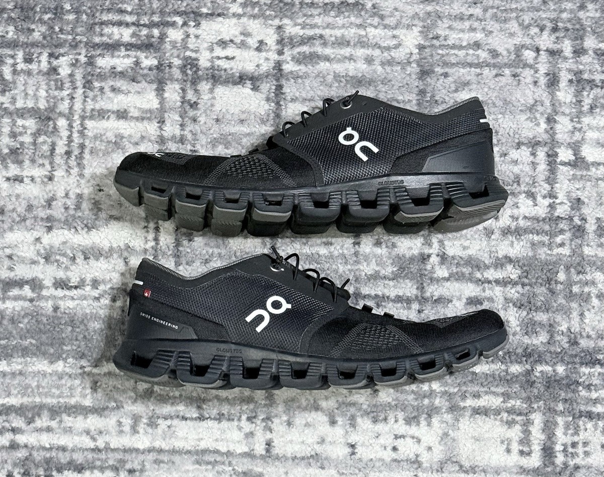 On Cloud X Running Sneaker Shoes Athletic Black Asphalt  display picture 3