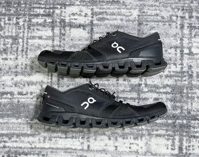 On Cloud X Mens 7.5 Triple Black Asphalt Athletic Sneaker Shoes Running Amazon.com | On Running Sneaker Cloud X Black Asphalt Woman  main image 3