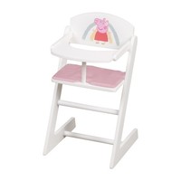 Roba Kids Puppenhochstuhl Peppa Pig - Weiß Top
