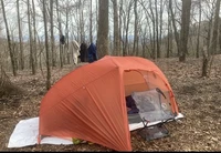 Big Agnes Copper Spur UL1 1P Ultralight Dome Tent Orange/Gray w/ Poles