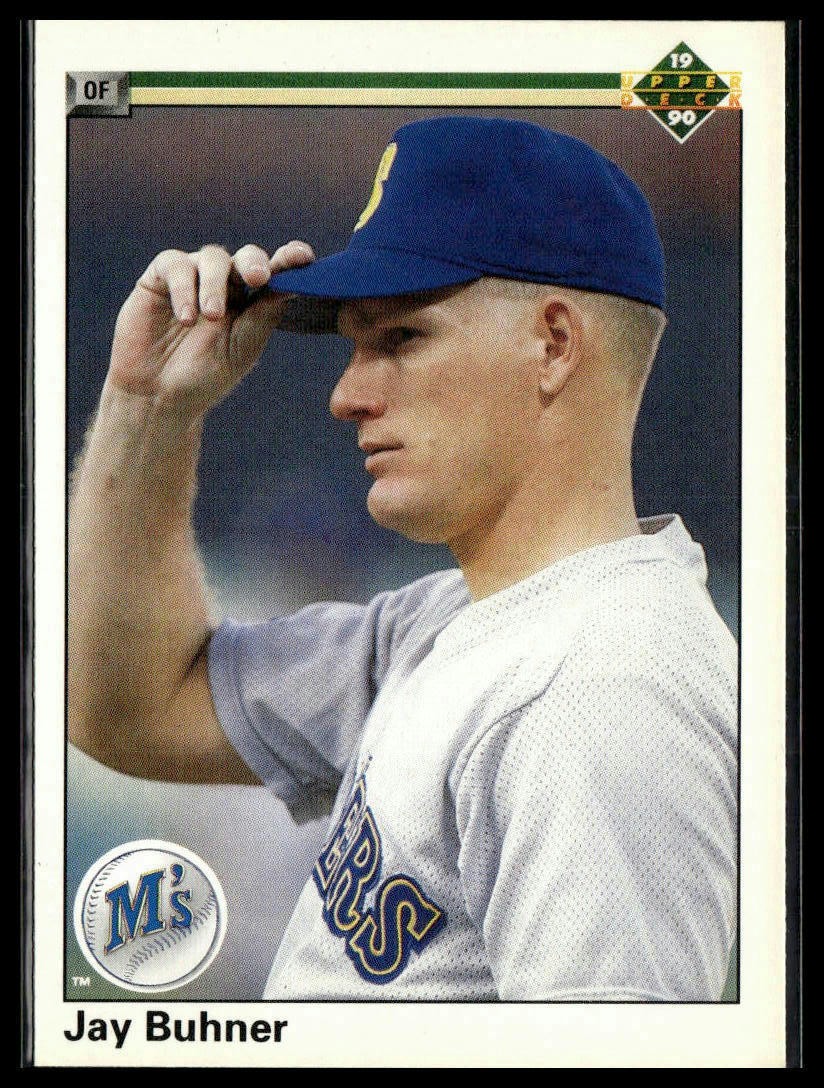 Jay Buhner Upper Deck 1990 Upper Deck #534 Seattle Mariners A31