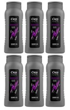 6 Pack Cien Men Energize Shower Gel 500ml Each - Vitalizing Fragrance 5.66 per litre