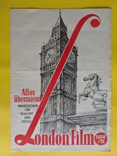 Deutsche London Film - Verleihprogramm von 1950/51