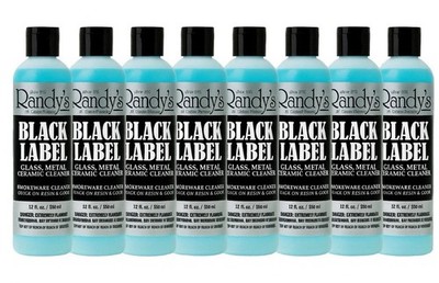 Randy s Black Label Glass Cleaner 12oz (8 Pack)   Cleans Glass, Ceramic & Metal
