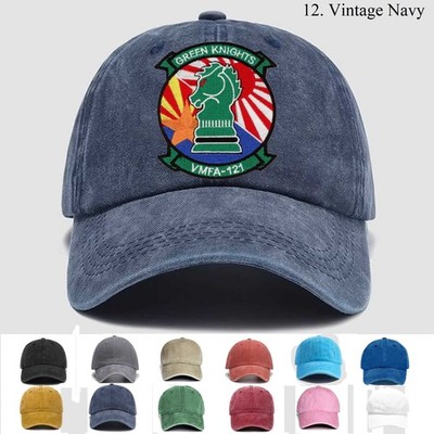 Customized Embroidered Hat Fighter Attack Squadron 121 Vmfa-121, Trucker Hat