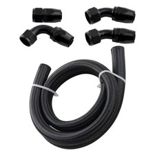 5ft Hose Nylon Stainless Steel Braided Cpe Us Oil Fuel Line 16an An16 1pc