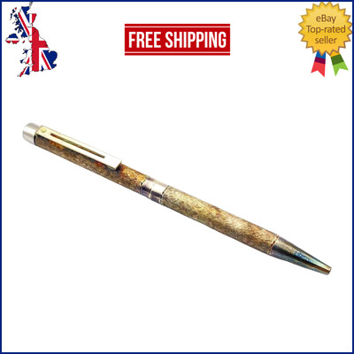 VINTAGE SHEAFFER TARGA PROTOTYP KUGELSCHREIBER IN GEBÄNDERTEM PRIMITIVEM MUSTER