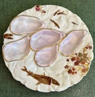French Porcelain Limoges Haviland Oysters Plate With Fish /G