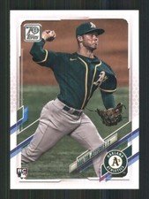 2021 Topps #656 Daulton Jefferies RC Oakland Athletics 41711