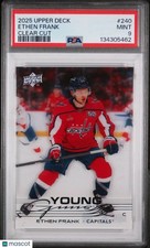 Ethan Frank Clear Cut PSA 9 Young Guns RC Rookie 2025-26 UD Upper Deck