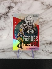 2021 Panini Absolute - Red Unsung Heroes #UH1 David Bakhtiari 28/75 / Packers